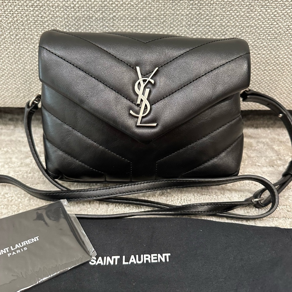 Saint Laurent Mini / Toy Loulou Black Handbag